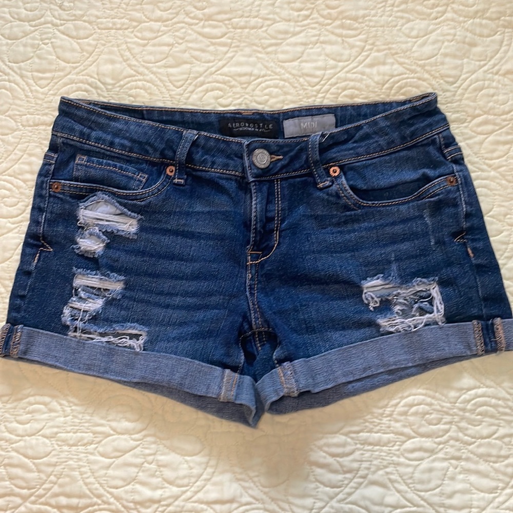 Aeropostale Midi jean shorts